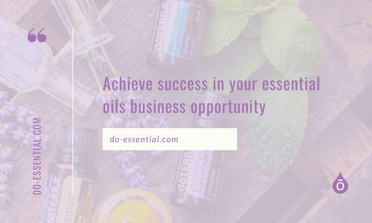 Essential oils business opportunity